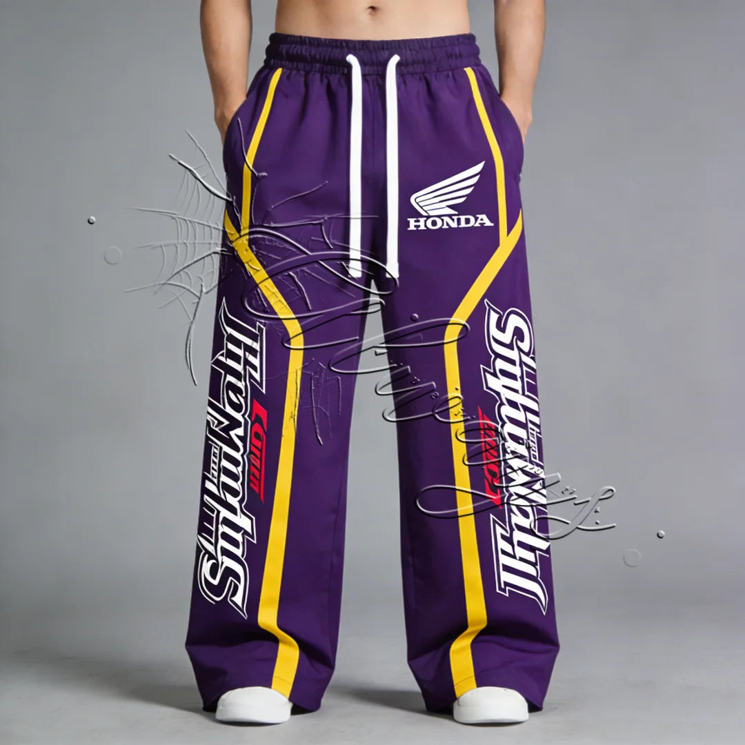2026 Best-selling New Honda Racing Outdoor Sports Cycling Pants for Men MOTO Off-road Enthusiasts Fashionable Fitness Pants