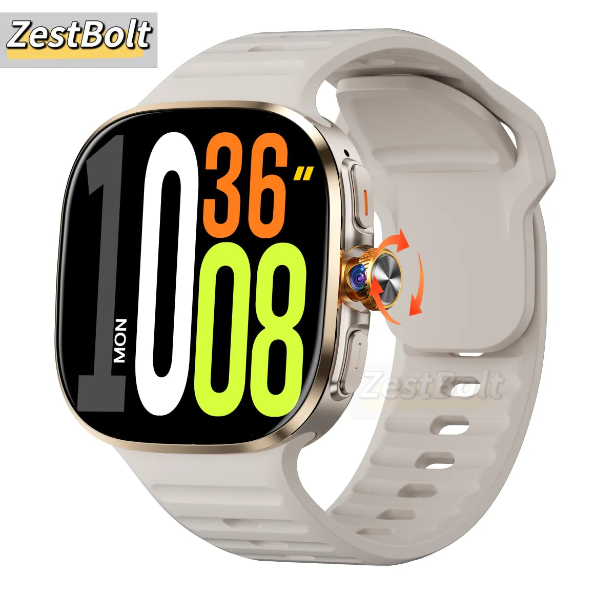 Nouvelle montre connectée M99 5G version cellulaire, écran Amoled 2,4 pouces plus grand, Android 10, avec caméra rotative et emplacement pour carte SIM, Wi-Fi