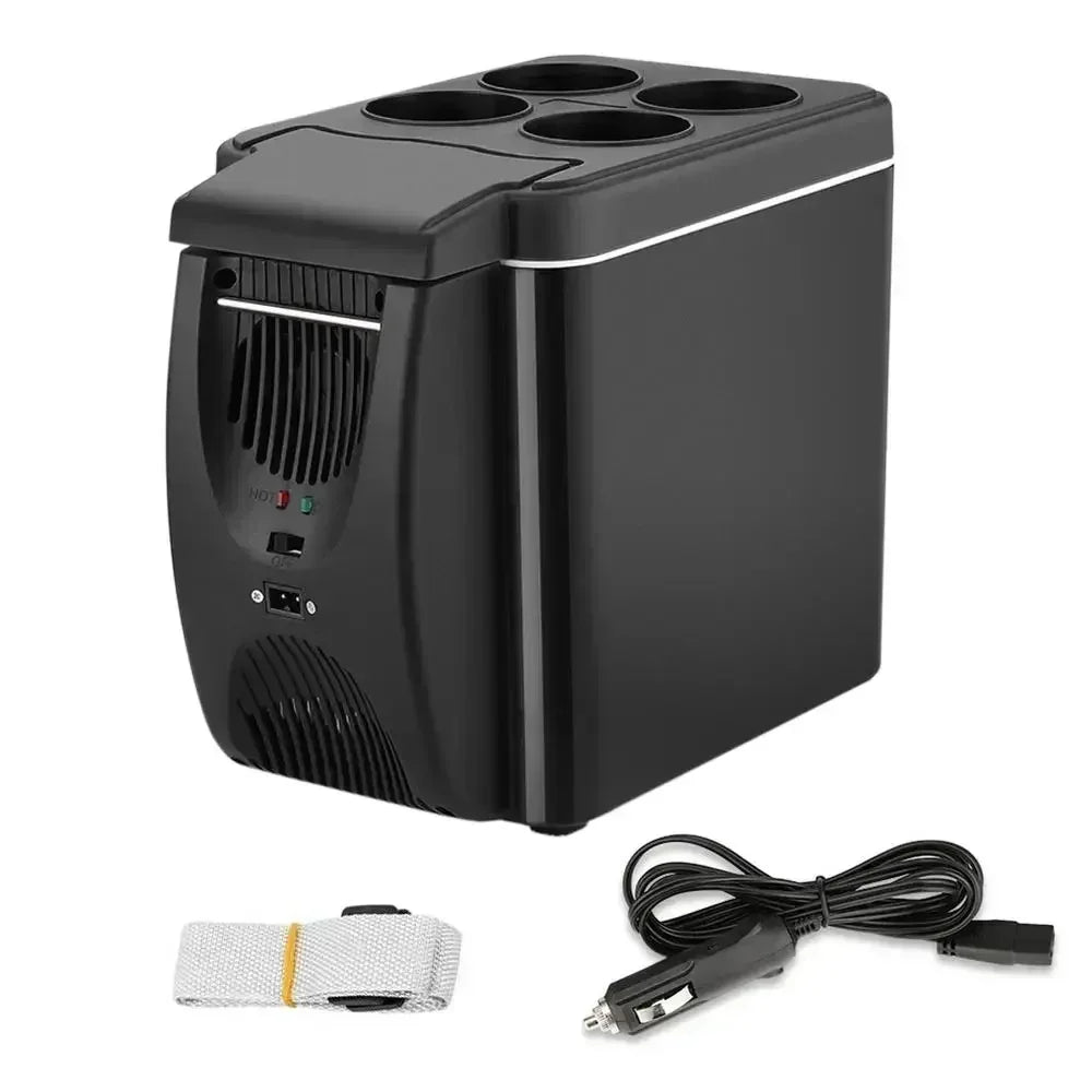 Réfrigérateur de voiture 2025 6L 8L Petit réfrigérateur domestique pour camping, boissons fraîches d'été, boissons glacées, voiture 12V, camion 24V