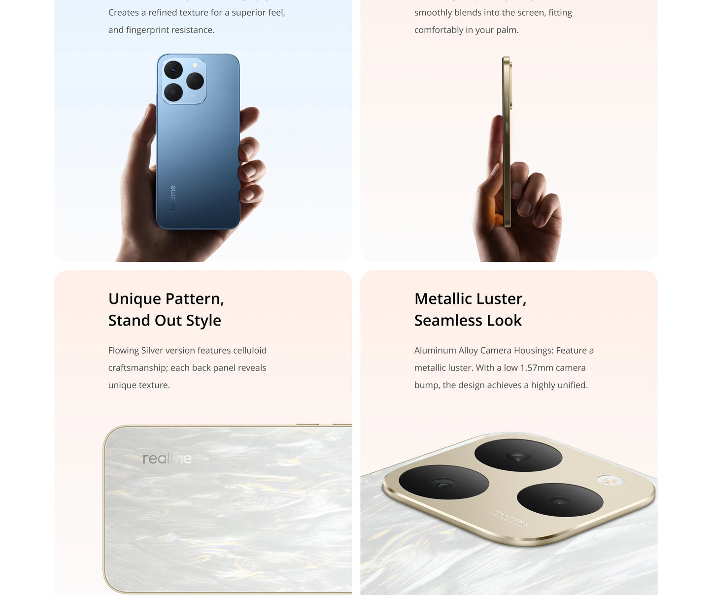 realme 15T 5G Smartphone NFC Dimensity 6400 Max Chipsatz Zwei 50MP Kameras 6.57" 120Hz AMOLED Display 7000mAh Akku 60W Ladung