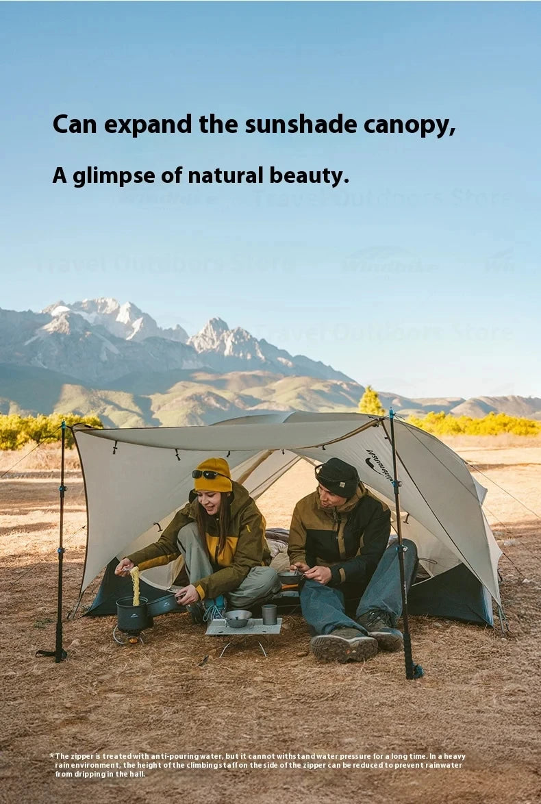 Naturehike Mongar UL BASE PRO 123 People Tent Trekking Backpacking Shelter Tent 20D Nylon Waterproof Ultralight Outdoor Camping
