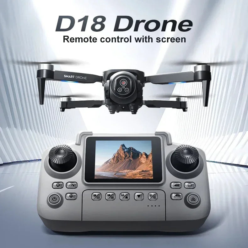 Drone Lenovo D18 8K HD Double Caméra Photographie Aérienne Évitement d'Obstacles Moteur Sans Balais 5G WIFI GPS Retour d'Écran RC Quadcopter
