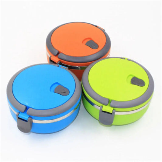 1Pc Portable Warmer Food Container Kids Adult Insulated Lunch Box Kitchen Storage Stainless Steel Hot Food Flask