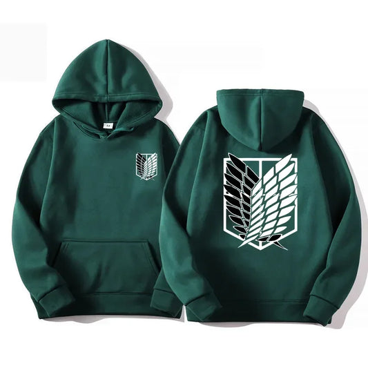 Attack on Titan Hoodie - Anime Pullover Sportswear