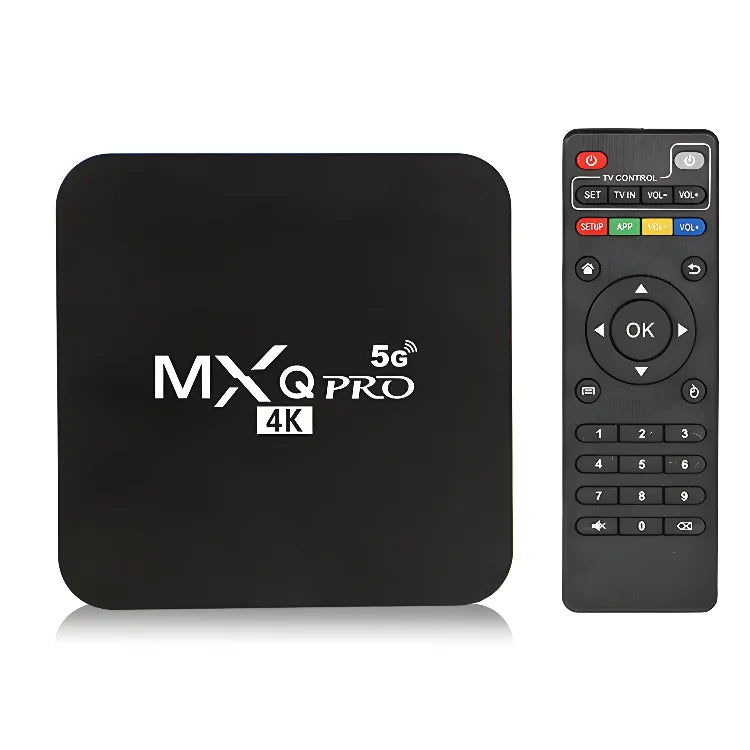 MXQ PRO TV BOX Android S905L 2.4G&5G WiFi Original Quad Core Youtube Media Player Mxq Pro 4K Set Top Box IPTV Netflix YouTube