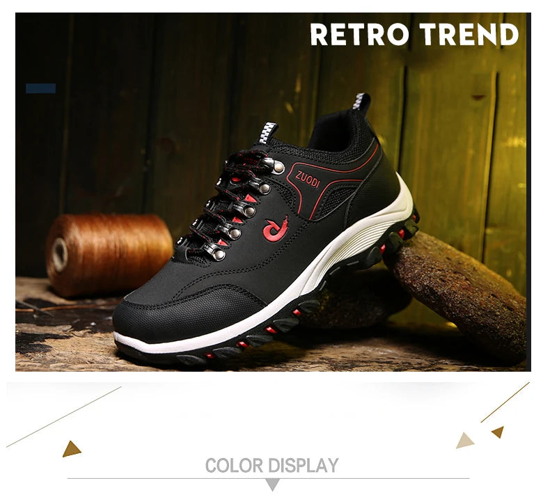 Chaussures de Randonnée pour Homme Camping Course Marche Jogging Baskets Bottes Imperméables Antidérapantes Chaussures de Sport Zapatos Hombre