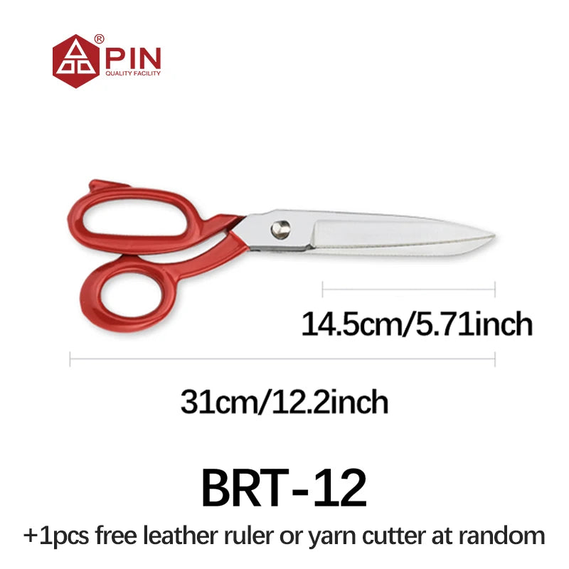 PIN Ultra Sharp Stoffschere 8" 10" 12", robuste Edelstahlschere für Nähen, Leder & allgemeine Schneidearbeiten