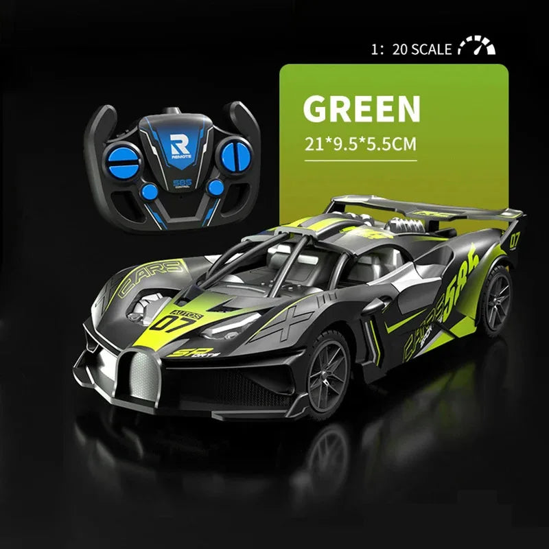 Ferngesteuertes Auto 4-Kanal Hochgeschwindigkeits-Drift-Rennwagen Elektro-Sportwagen Spielzeug Modell für Jungen Kinder Geburtstagsgeschenk