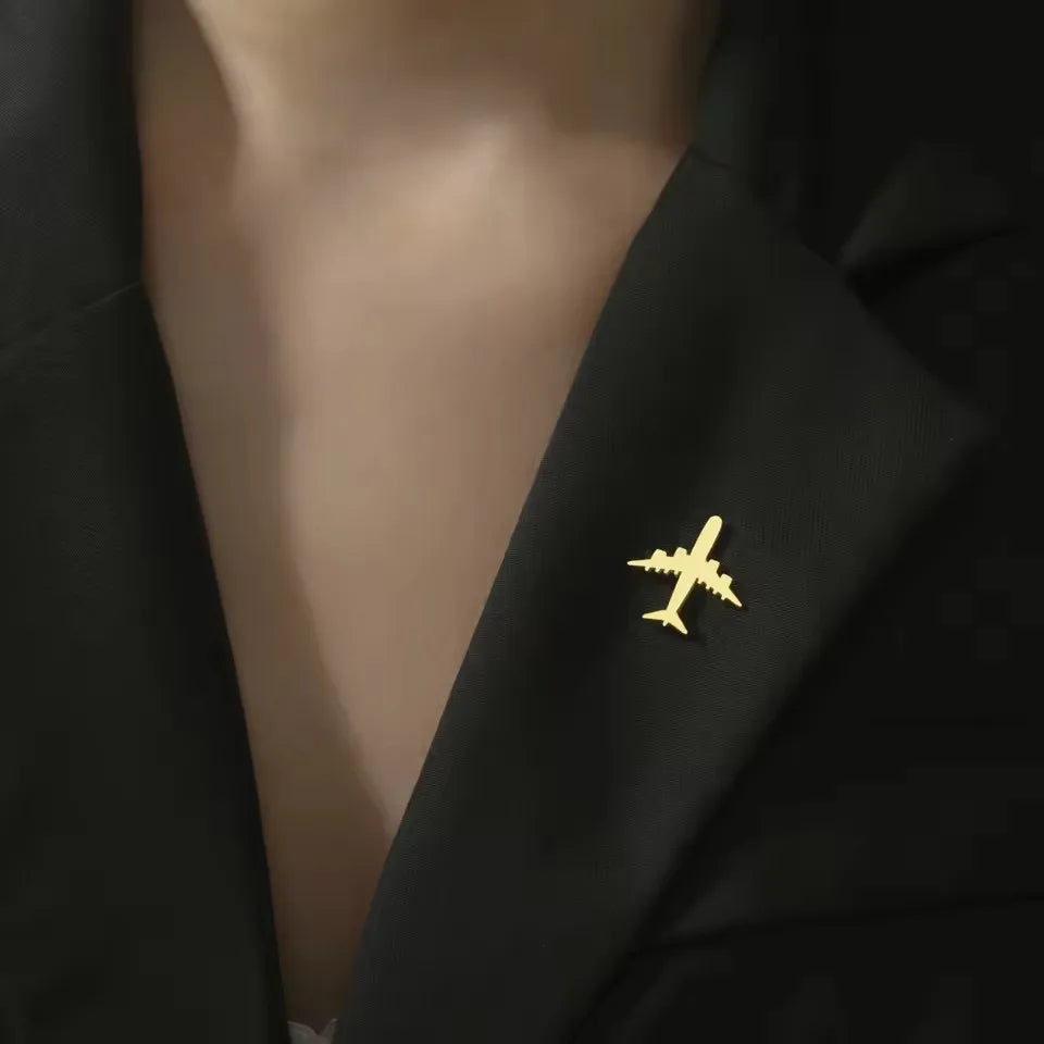 Boutons de Manchette Avion Cazador pour Homme Accessoires Cadeau Pilote Boutons de Manchette de Chemise en Acier Inoxydable Vente en Gros Mariage Anniversaire Tendance