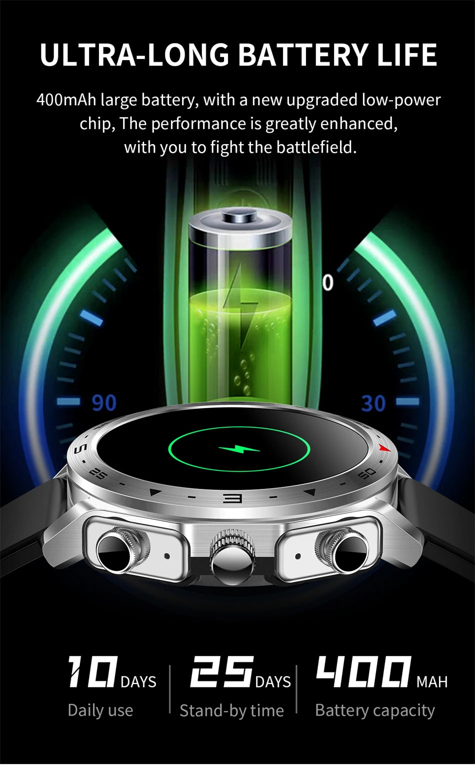 LIGE Avec écouteurs Bluetooth Casque Smartwatch Femme Moniteur d'activité Montre de sport Homme Étanche Montre intelligente Écran AMOLED