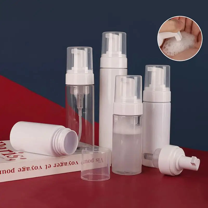 100/120/150/200/250ml Lotion Foam Pump Bottle Dispenser Empty Refillable For Hand Soap Shampoo Cleanser Container Potable Travel