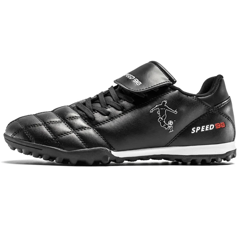 Chaussures de football homme crampons FG/TF, respirantes, professionnelles, pour gazon, antidérapantes, à crampons longs, pour entraînement adulte en futsal