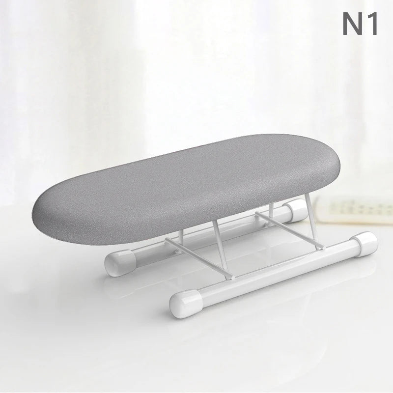 Folding Mini Ironing Board with Folding Legs Portable Household Clothes Ironing Rack Home Supplies Heat Resistant Ironing Cover