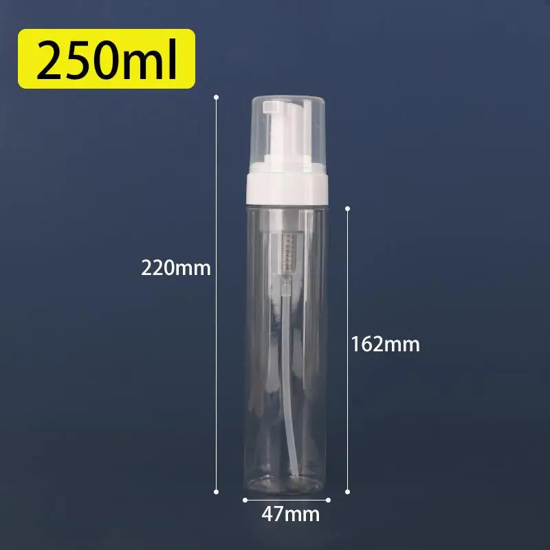 100/120/150/200/250ml Lotion Foam Pump Bottle Dispenser Empty Refillable For Hand Soap Shampoo Cleanser Container Potable Travel