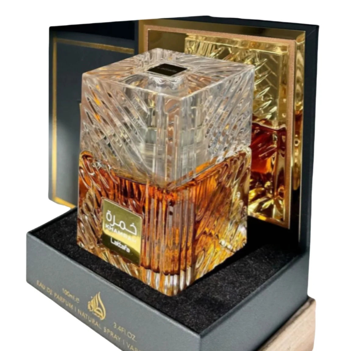 Parfums Arabes Originaux 100ml Khamrah Longue Tenue Parfum Santal et Pin Cologne Parfum de Luxe pour Homme Cadeau