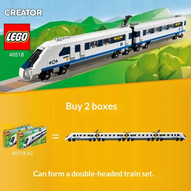 Lego Creative Versatile Series 40518 High Speed Train Boys and Girls Children's Puzzle Building Toy Gift