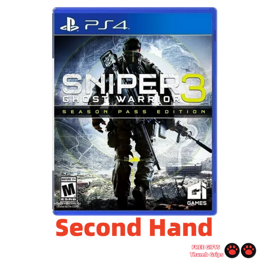 Sony Playstatio4 PS4 Genuine Second Hand Game CD SNIPER GHOST WARRIOR 3 Playstation4 Game Card SONY Ps4 Games SNIPER 3