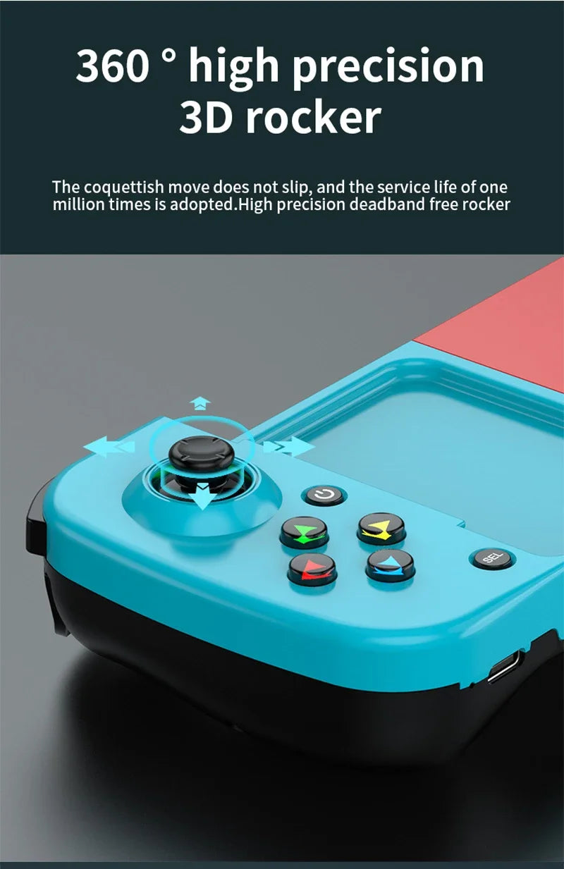 Kabelloser BT 5.0 ausziehbarer Gamecontroller für Mobiltelefon Android IOS Gamepad Joystick Eat Chicken Gamepad für PS4 Switch PC