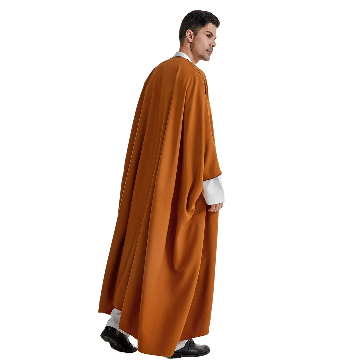 Ramadan Djellaba Eid Abayas Gebets-Kaftan Herren Muslimischer offener Abaya Türkei Arabischer Cardigan Robe Marokko Jubba Thobe Islam Dishdasha