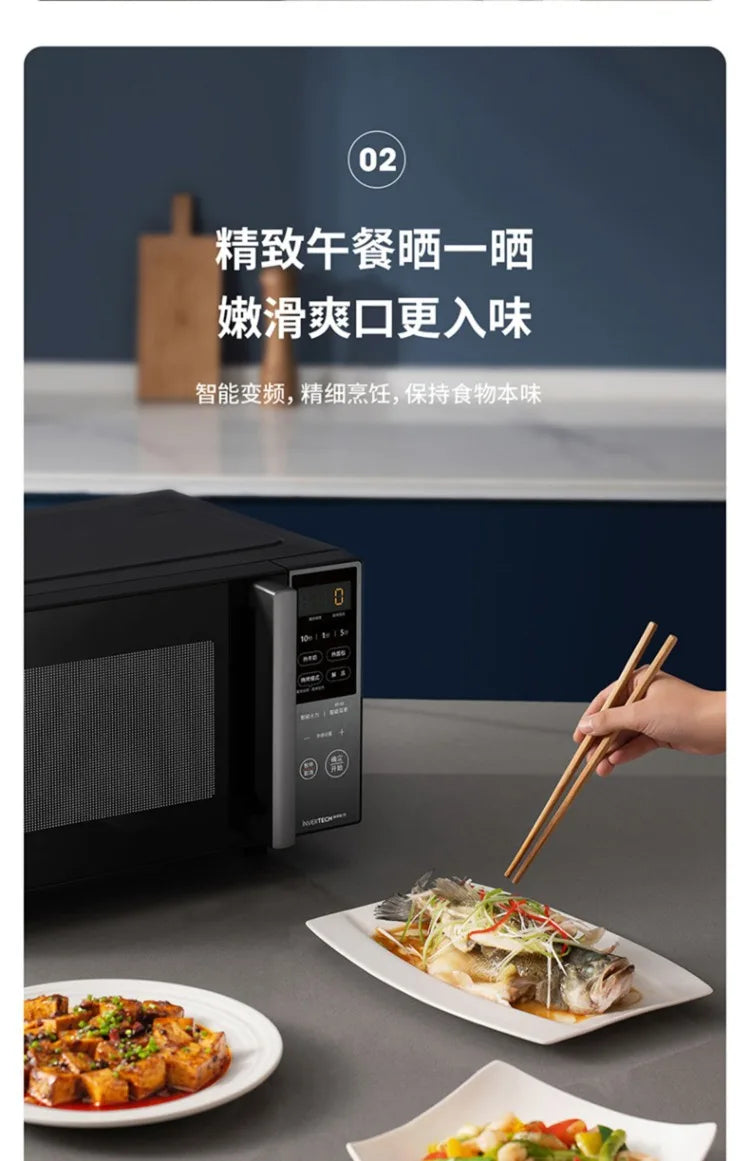 220V Midea Inverter Microwave Oven Convection Oven Combo 1st Energy Efficiency Light Wave Oven WDC