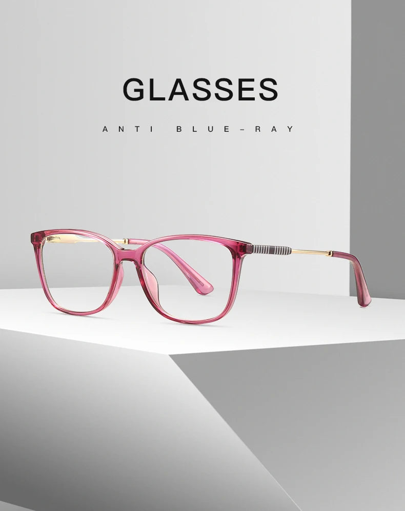 JMISUS Fashion Lunettes Classiques Femme Design Minimaliste Personnalisable Sur Ordonnance Anti-lumière Bleue Photochromiques