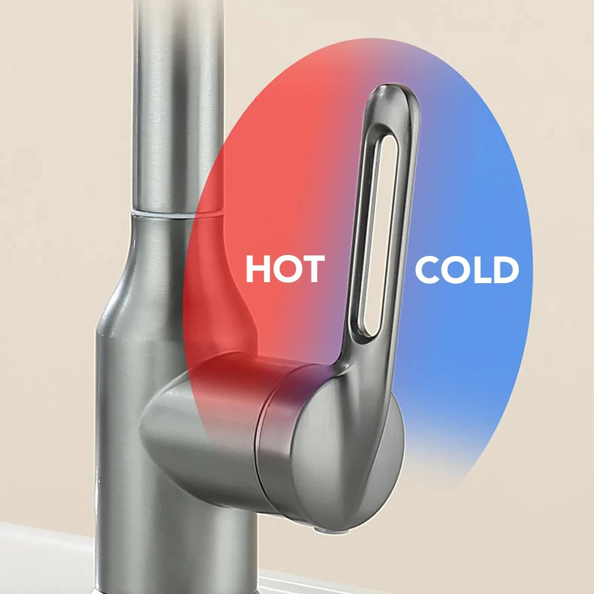 Robinet de lavabo cascade multifonctionnel 4 modes de sortie d'eau Robinet pulvérisateur Rotation à 360°, mélangeur d'eau chaude et froide pour salle de bain