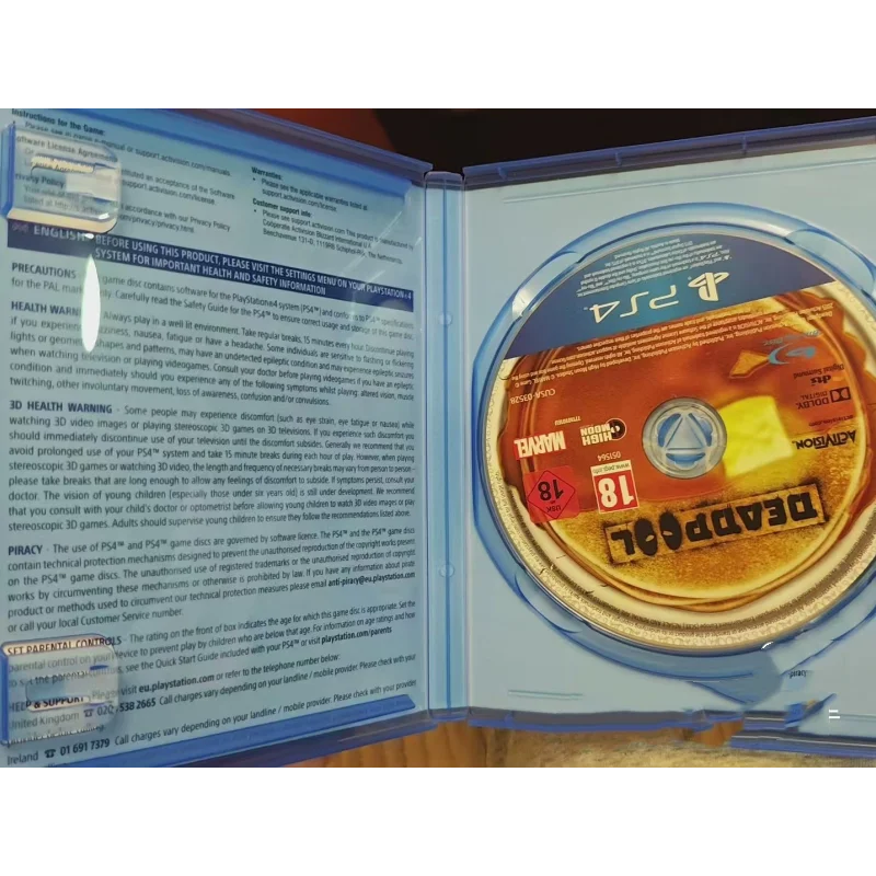 Second Hand PS4 Game CD Dead Pool Sony Playstatio4 Playstation4 Game Card SONY Ps4 Games Dead Pool