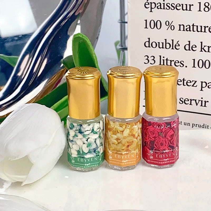 Arabian Floral Fragrance Perfume Natural Last Fragrance To Remove Odor 3ml Saudi Essential Oil Fresh Charm Perfume Essential Oil
