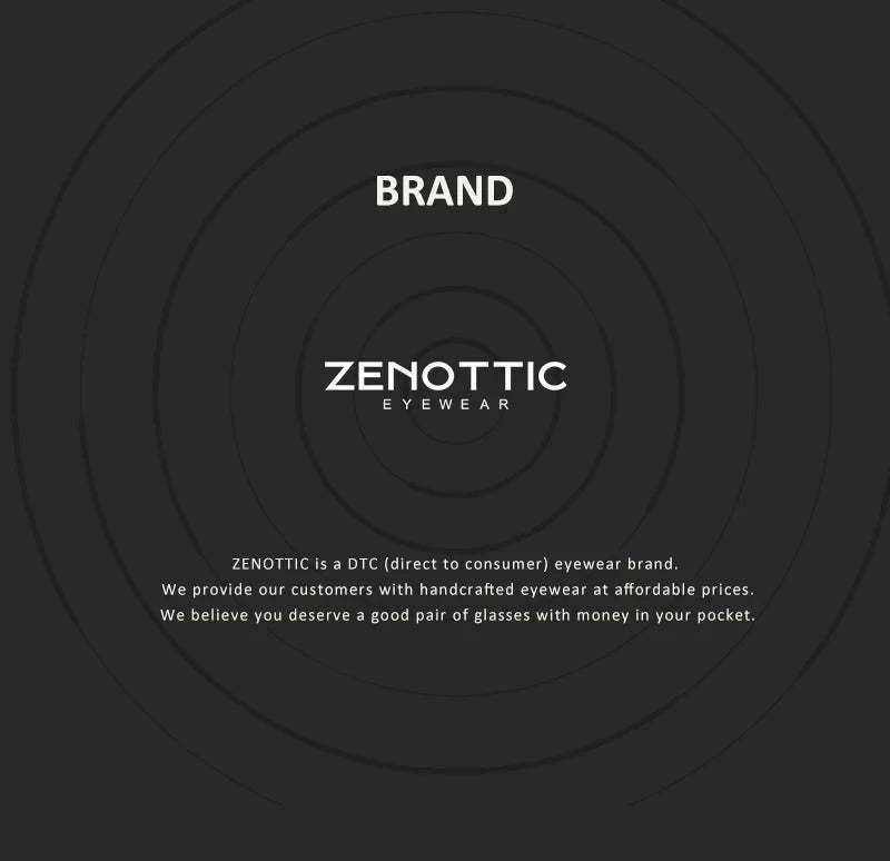 ZENOTTIC Square Prescription Glasses Anti Blue Light Photochromic optical Eyeglasses with Myopia Hyperopia Progressive Lens