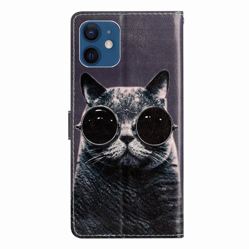 Joli étui à fleurs peintes pour Samsung Galaxy A03 A04S A05 A05S A06 A13 A14 A16 A23 A24 A25 A34 A35 A36 A52S A53 A54 A55 5G Coque