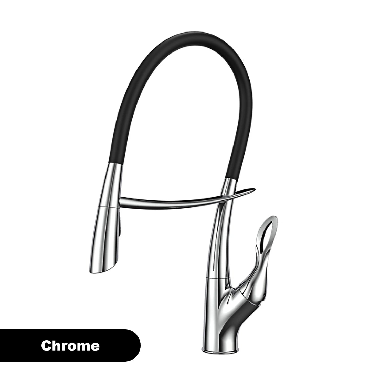 Mitigeur de cuisine Gestan en laiton brossé doré avec interrupteur tactile, cartouche céramique monotrou, robinet d'évier eau chaude et froide