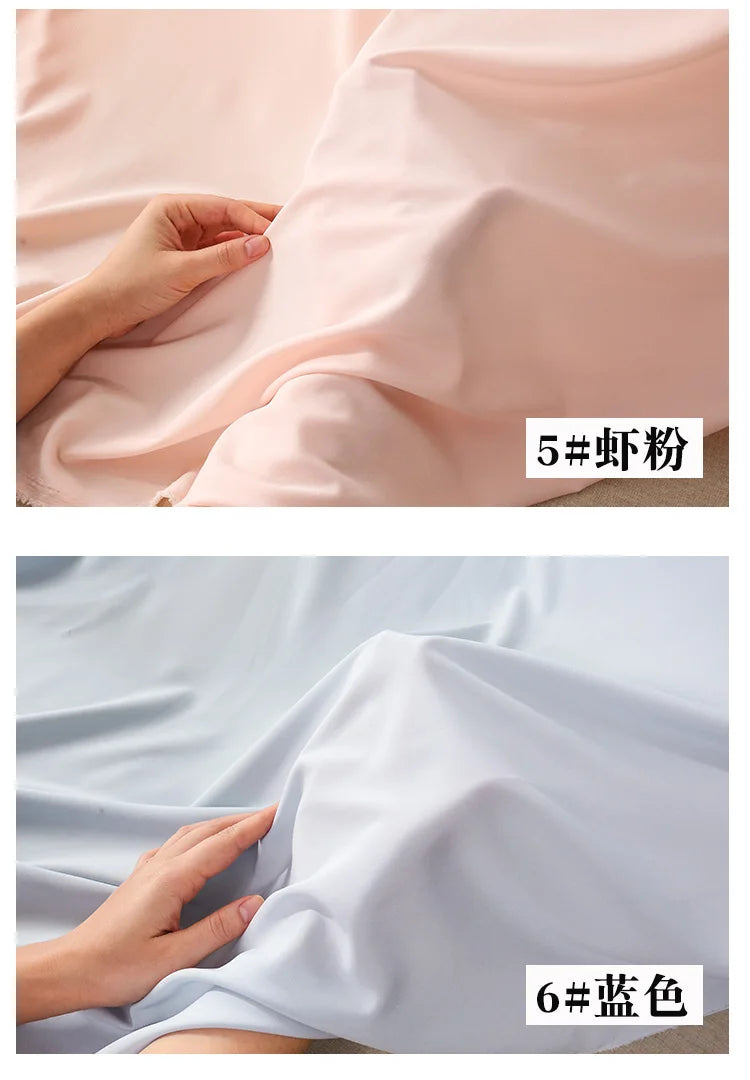 Tissu de doublure élastique doux et respirant de 150x50cm/500cm pour doublure de robe, doublure de vêtement de protection solaire pour chemise de base, tissu DIY fait à la main