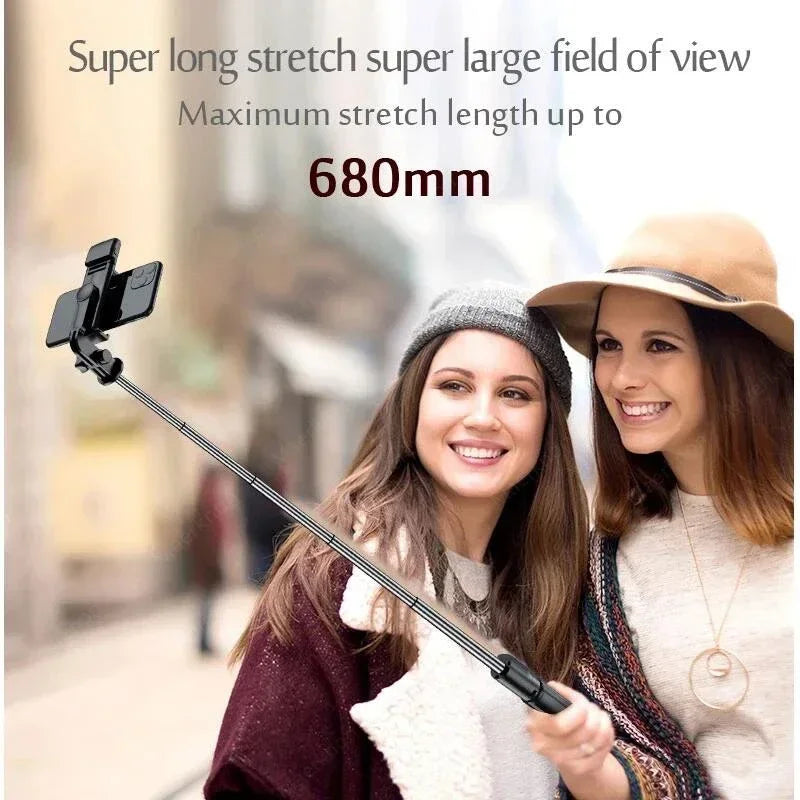 Wireless Bluetooth Selfie Stick Portable Tripod Stand Multifunctional Tripod With Wireless Remote Shutter For IOS Android Phone