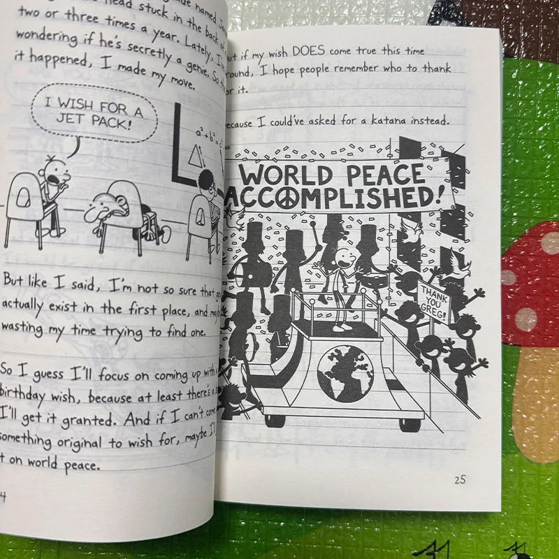 Latest English Edition Diary of a Wimpy Kid: Partypooper  Children’s Graphic Novel  Early Learning Book