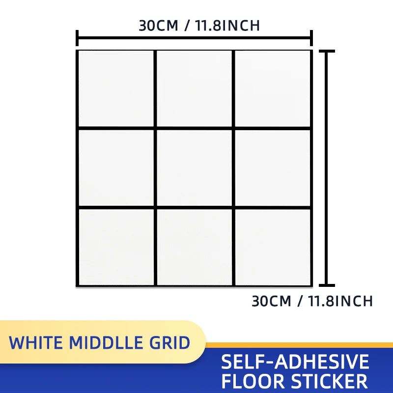 20 Stück Wandaufkleber PVC Marmorimitat Selbstklebende Bodenaufkleber 30*30cm Wasserdichte Badezimmer Wohnzimmer Dekorationsabziehbilder