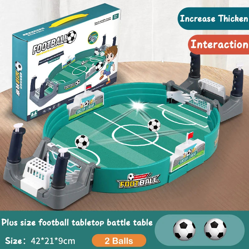 Fußballtisch für Familienfeier, Fußball-Brettspiel, interaktives Desktop-Fußballspielzeug, Geschenk für Kinder Jungen, Sport, Outdoor, tragbares Spiel