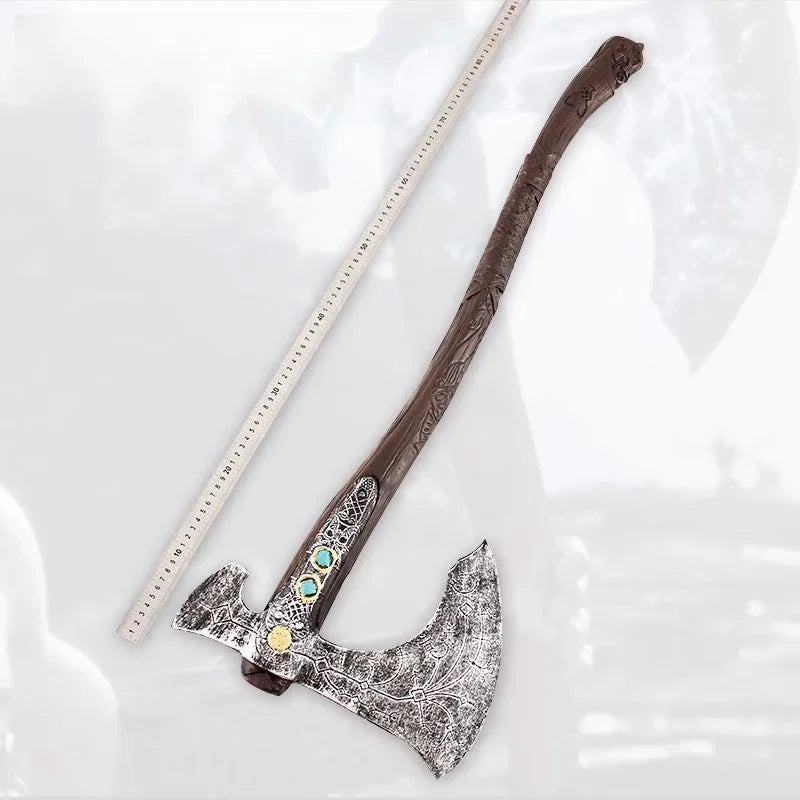 92cm Kratos Axe Katana Athena Leviathan Blade of Chaos Sword God of War 4 Cosplay Prop Real Size Japanese Katana Samurai Sabre