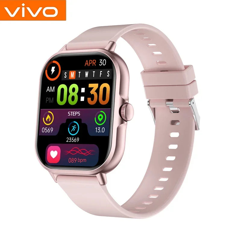 VIVO Smartwatch Android IOS Geschenk Bluetooth Anruf Smartwatch 2025 Touch-Zifferblatt Musik Fitness Tracker Sportuhren + Kopfhörer NEU