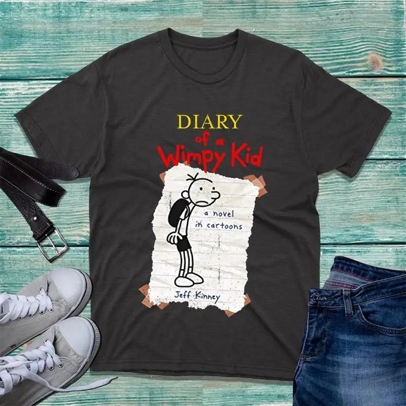 Gregs Tagebuch Welttag des Buches T-Shirt Comic Geschichte Roman in Cartoons Oberteil