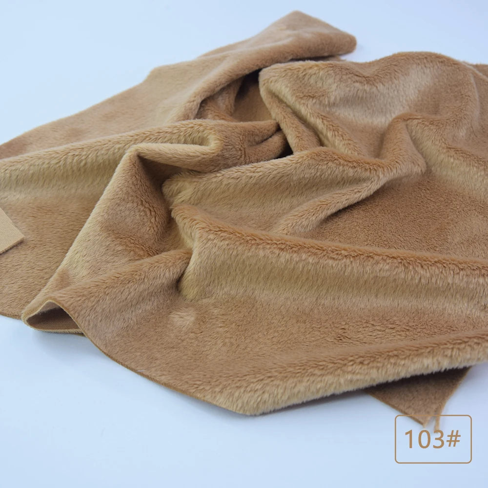 5mm plush fabric sales non elastic 45x50cm short hair plush fabric artificial fur polyester fiber DIY plush mink fabric