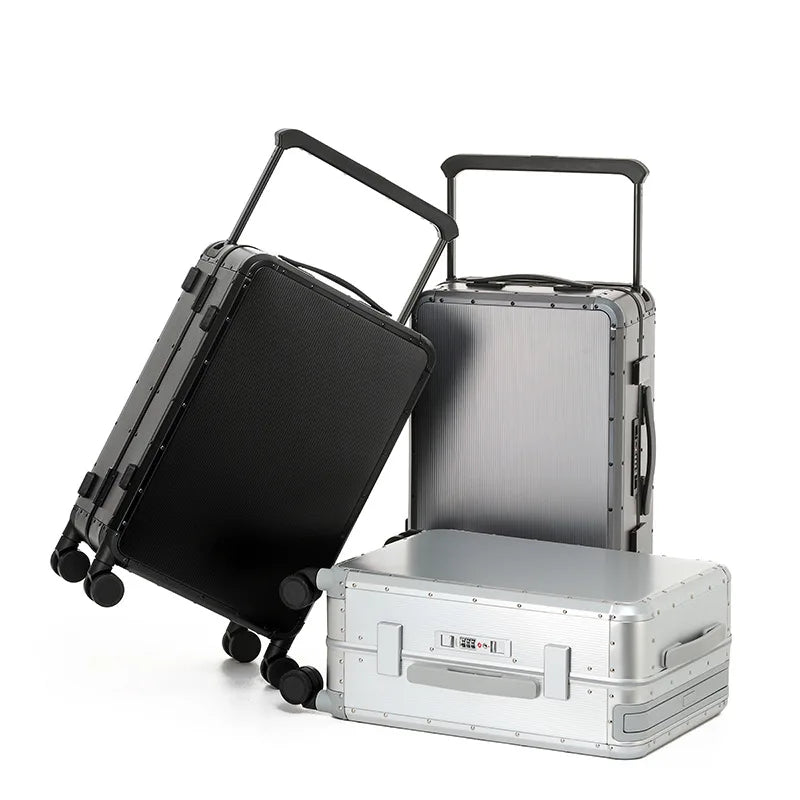 20/24 inch All aluminum-magnesium alloy Travel Suitcase Carry-On Luggage Trolley Case With Wheels Business Boarding Box
