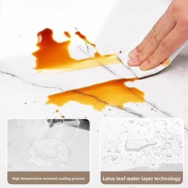 Selbstklebende Dicke Tapete Marmoreffekt Wandaufkleber Wasserdichte Wandverkleidung für Wohnzimmer Schlafzimmer Heimdekoration