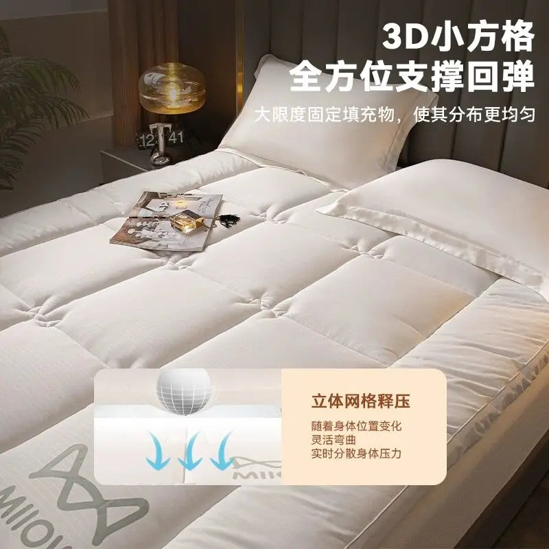 soft mattress elastic cushion home foldable comfortable Single Double tatami floor sleeping pad spring autumn thicken bed mat