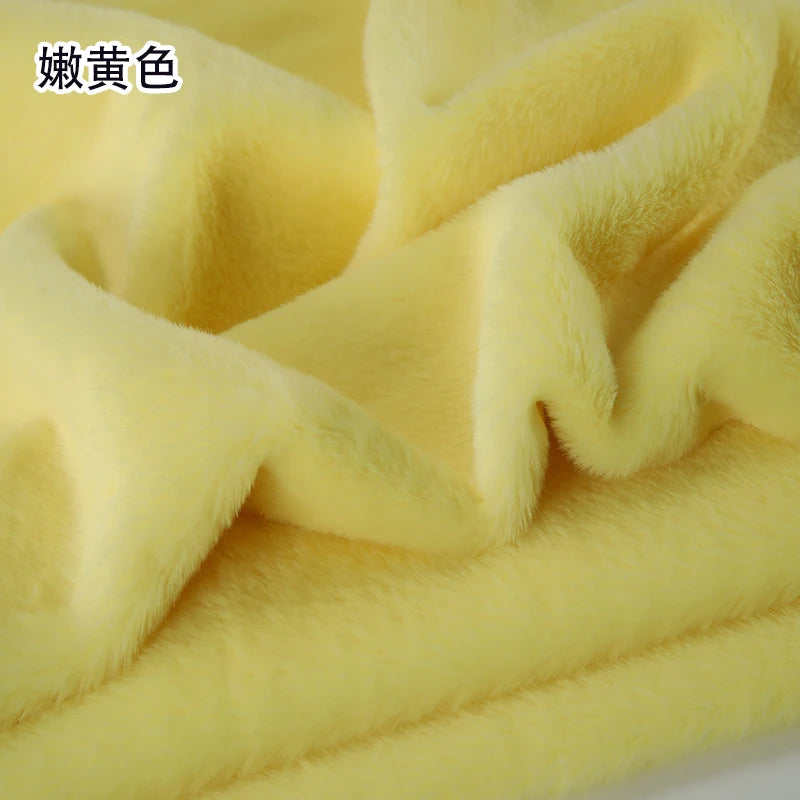 50x50cm 8mm Purple Imitation Otter Rabbit Fur Short Plush Fabric Making   DIY Plush Toys Fabric Display Background Scarf Pillow