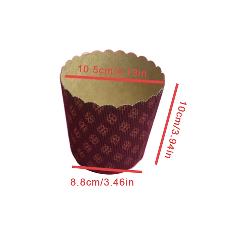 5 moules en papier pour Panettone, forme colombe, pâtisserie, pain, gâteau, emballage carton, décoration de gâteau, fête de Noël, outils de cuisson de cuisine