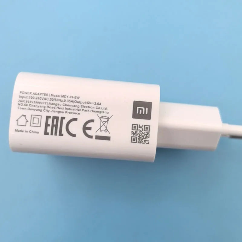 Original Xiaomi Redmi 10A 9A 8A 7A 12C 10W Charger 5V2A EU US Power Adapter USB Type C/Micro Cable For Mi 5 6 7 8 9 POCO C55 C40