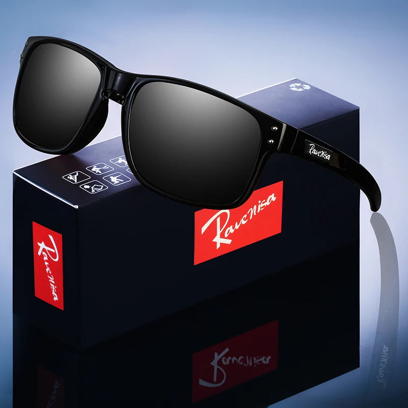 Lunettes de soleil homme, nouvelle collection, lunettes de soleil carrées polarisées, lunettes de protection solaire TR90 avec protection UV
