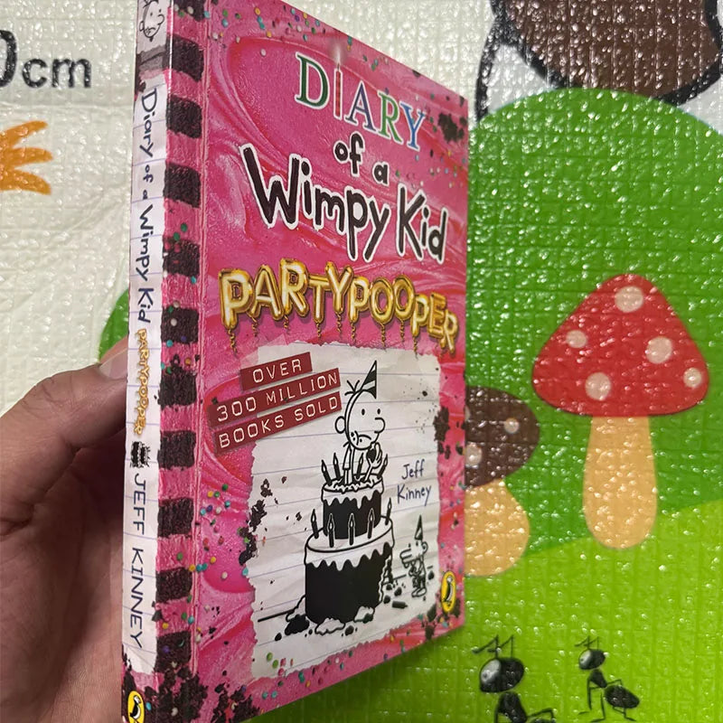 Latest English Edition Diary of a Wimpy Kid: Partypooper  Children’s Graphic Novel  Early Learning Book