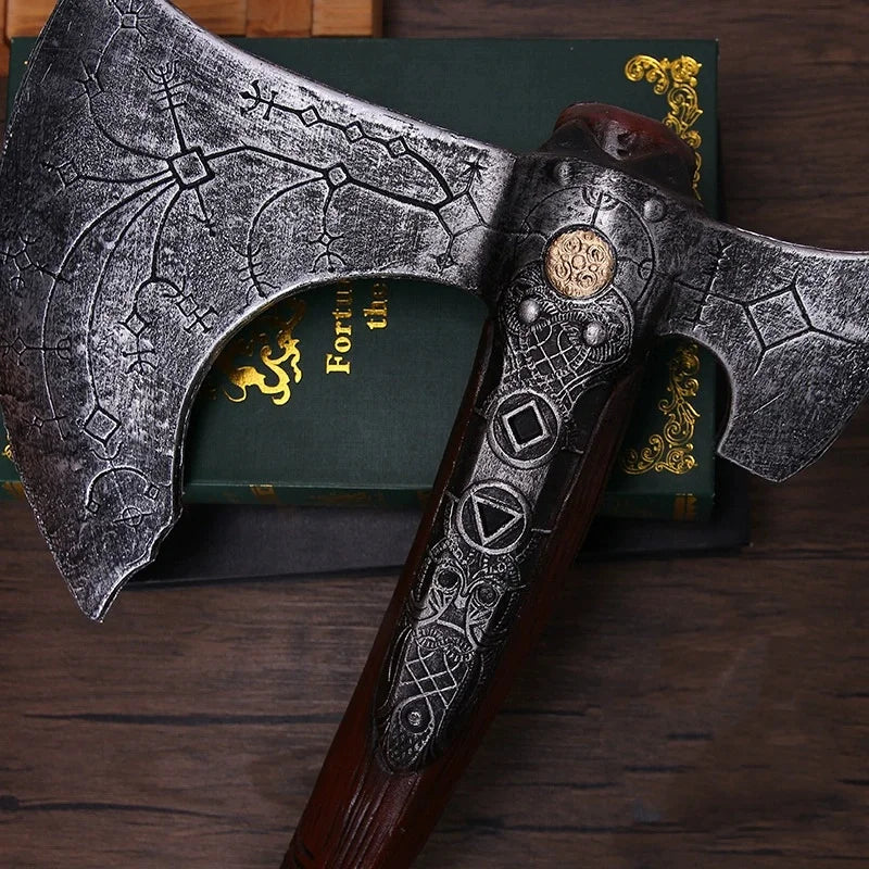 92cm Kratos Axe Katana Athena Leviathan Blade of Chaos Sword God of War 4 Cosplay Prop Real Size Japanese Katana Samurai Sabre