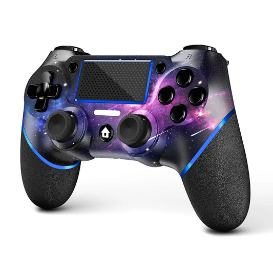 Manette de jeu sans fil AceGamer pour PS4, avec câble USB-C/deux moteurs/gyroscope 6 axes/prise audio 3,5 mm/fonction pavé tactile
